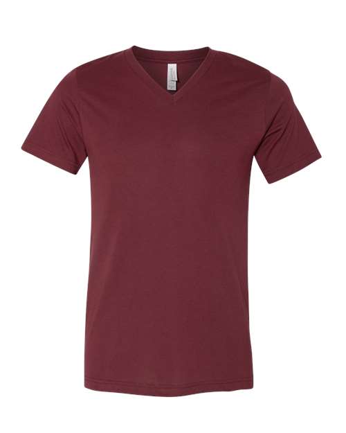 Unisex Heather CVC V-Neck Tee