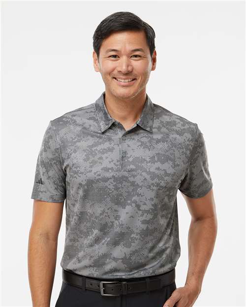 Men's All Over Camo Print Polo