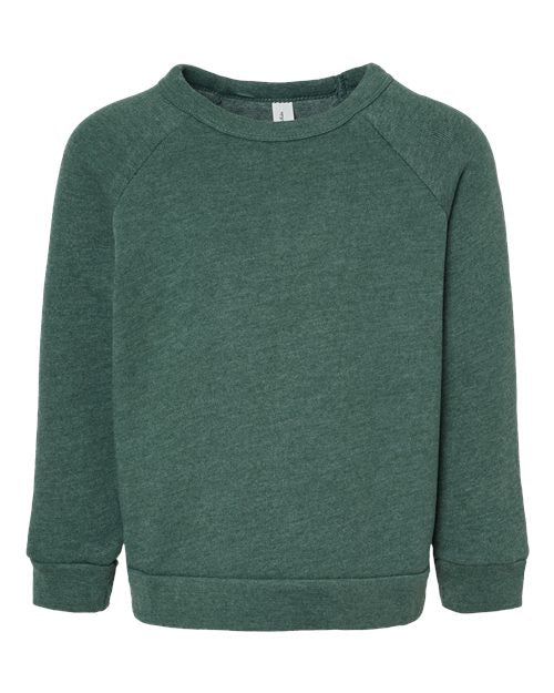 Toddler Sponge Fleece Raglan Crewneck Sweatshirt