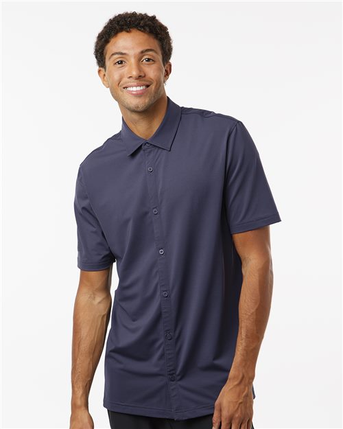Men's Full Button Down Short Sleeve Shirt