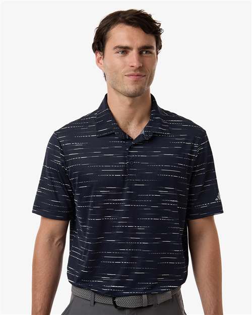 Men's Ultimate365 Mesh Glimmer Print Polo