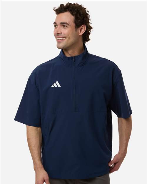 Men's Short Sleeve Quarter-Zip Pullover