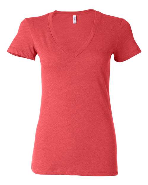 Women’s Triblend Deep V-Neck Tee