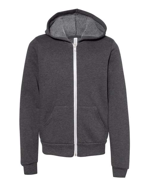 Youth Sponge Fleece Full-Zip Hoodie Sweatshirt