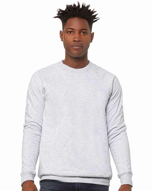Unisex Sponge Fleece Raglan Crewneck Sweatshirt