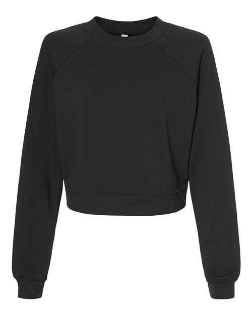 Women's Crop Raglan Crewneck Sweatshirt