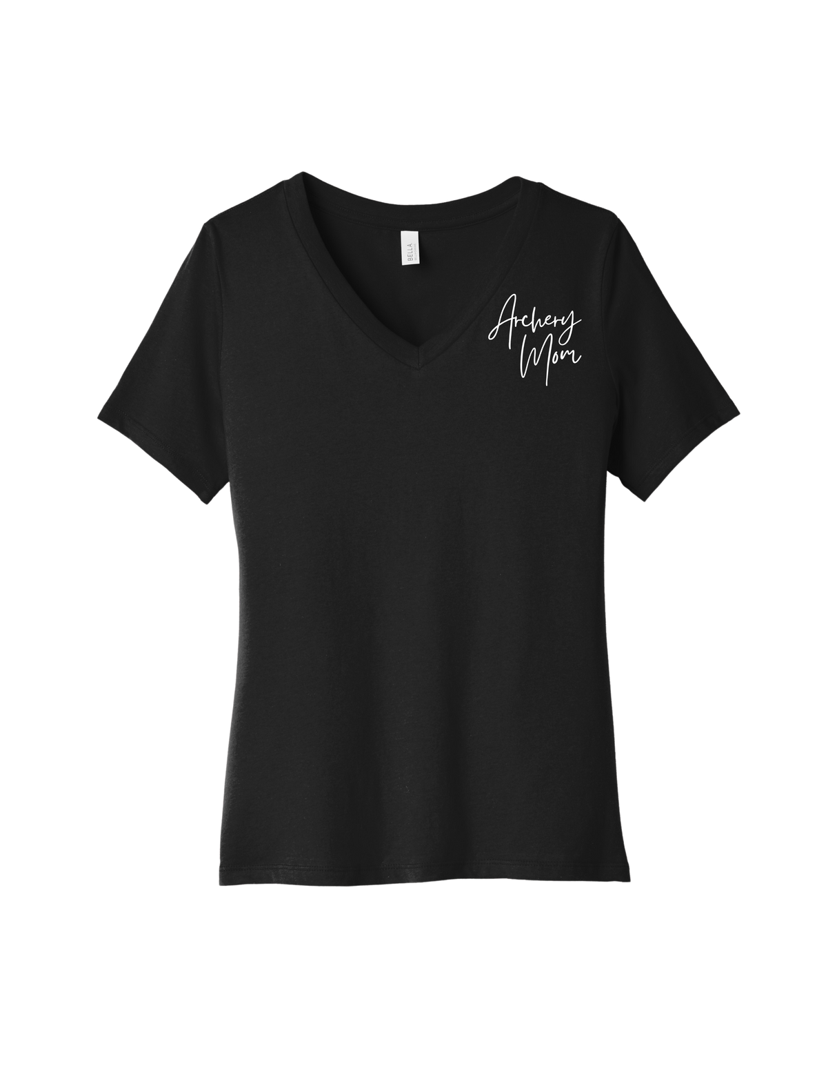 Bella Canva Women's Black Archery Mom T Shirts