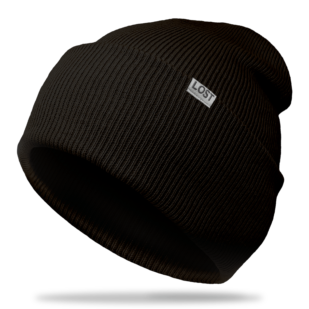 Black Cold Front Beanie - Lost Hat Co.