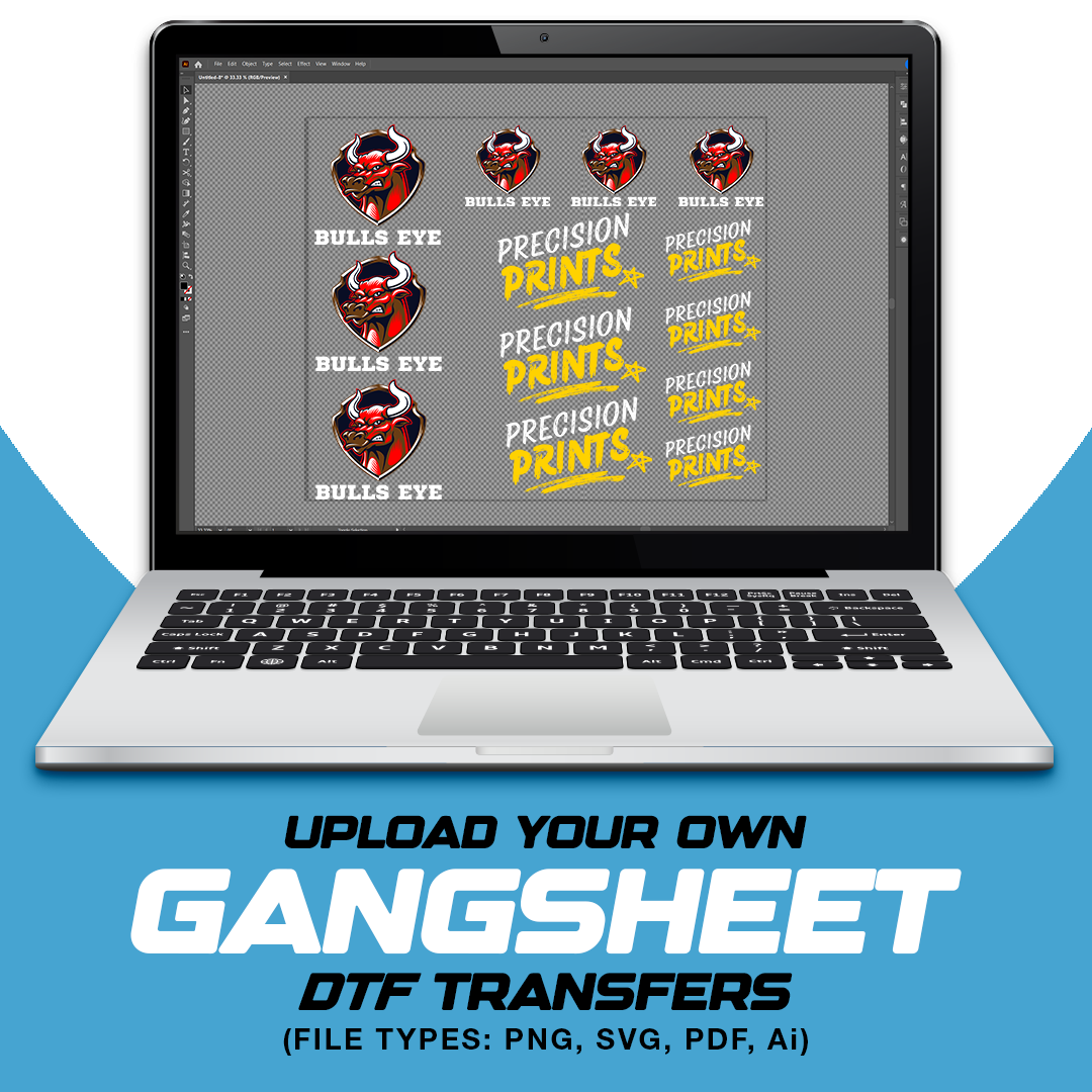 DTF Transfers - Upload a Gang Sheet