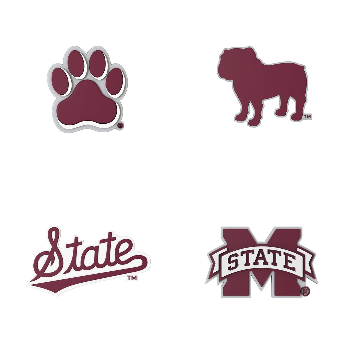 Frost Buddy Budz 4-Pack (Mississippi State), officially licensed Mississippi State