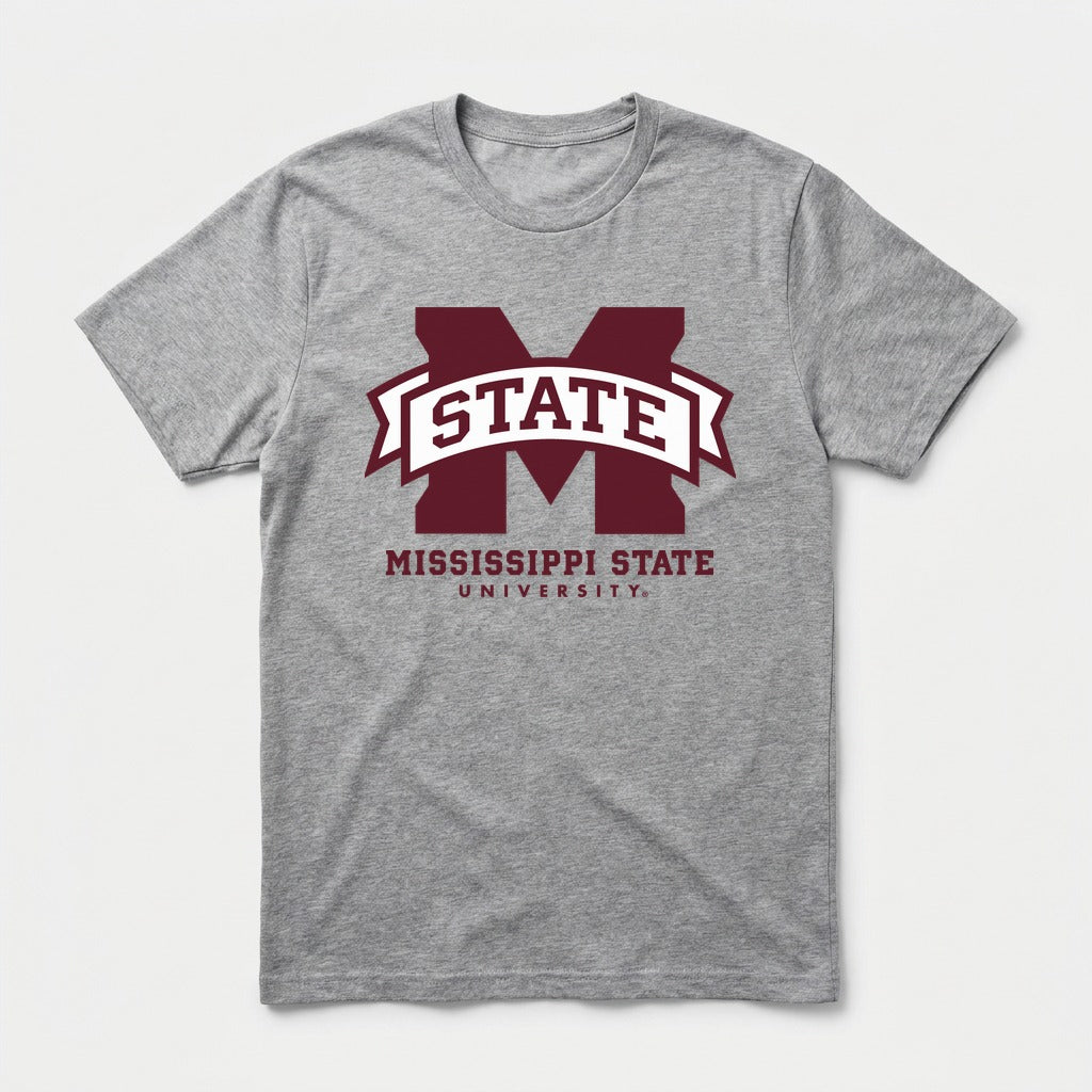 Mississippi State bigM tee — Grey