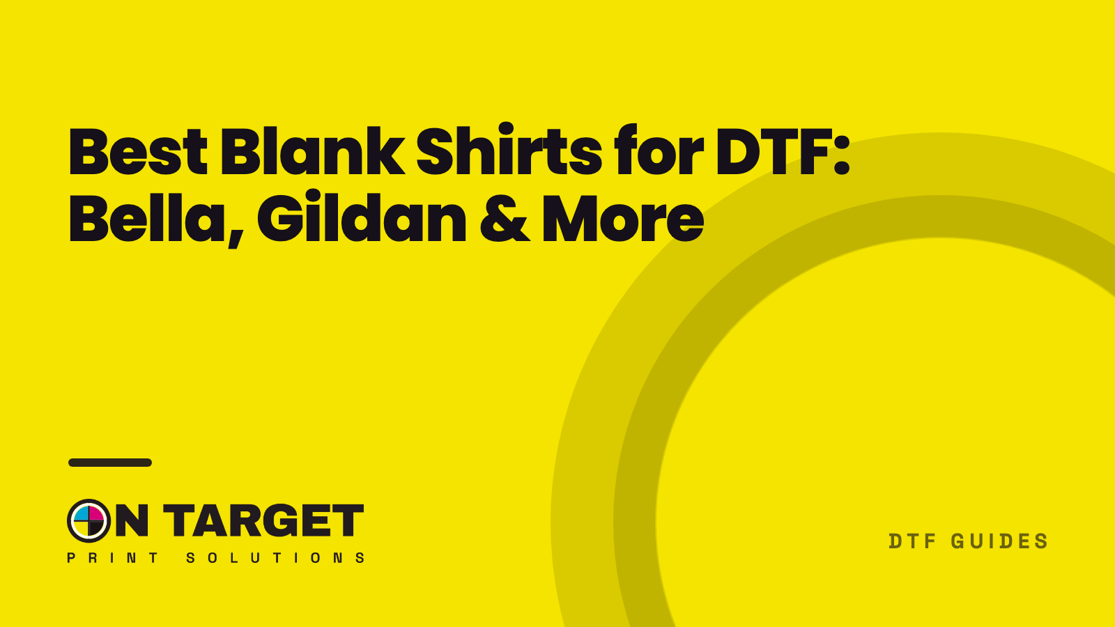 Best Blank Shirts for DTF: Bella, Gildan & More