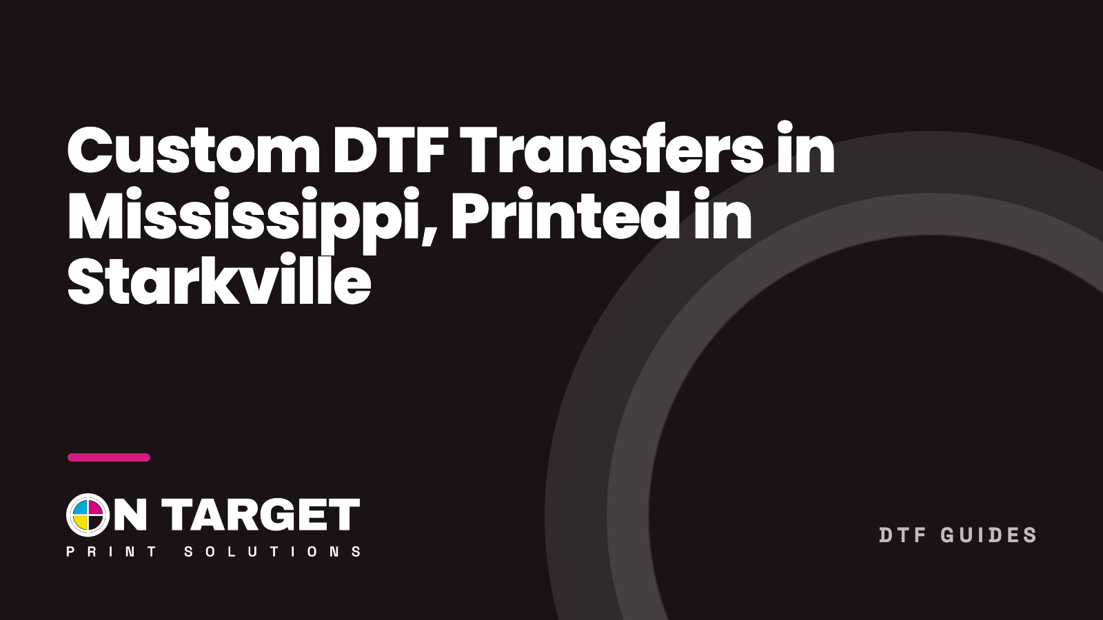 Custom DTF Transfers in Mississippi, Printed in Starkville
