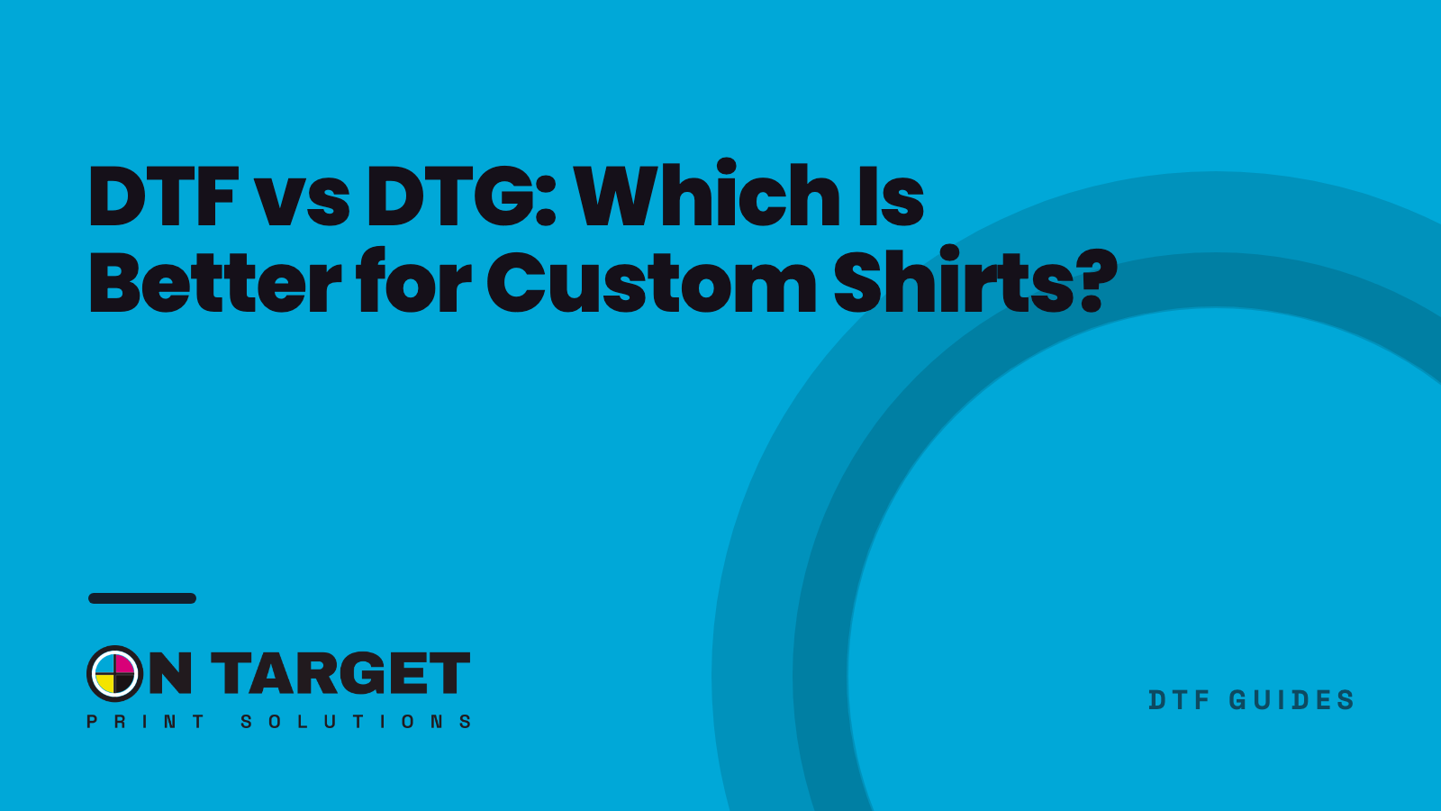 DTF vs DTG: Which Is Better for Custom Shirts?