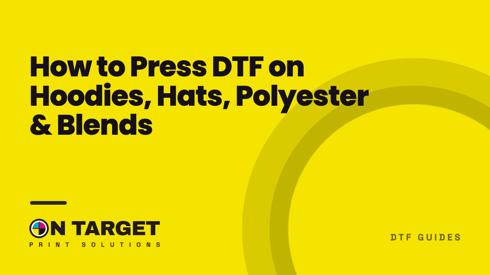 How to Press DTF on Hoodies, Hats, Polyester & Blends