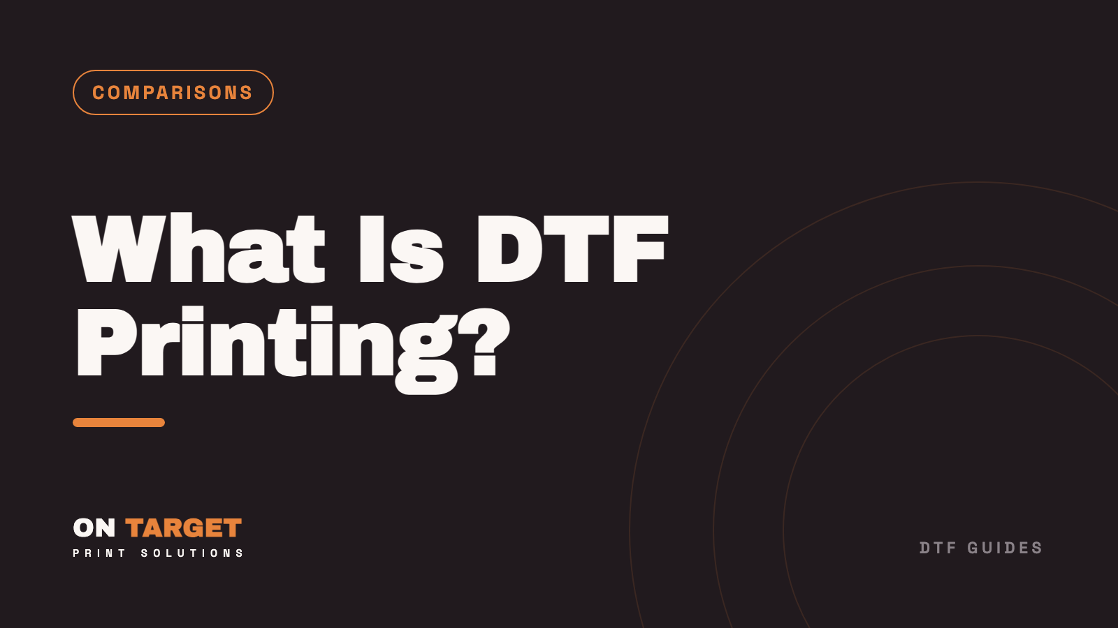 What Is DTF Printing? A Plain-English Guide