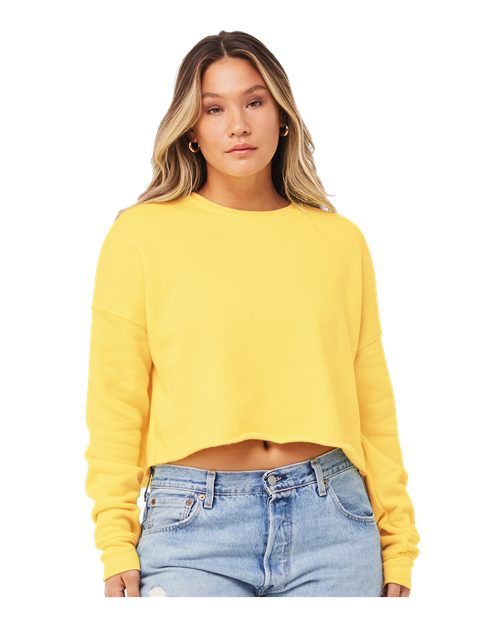 Women's Crop Fleece Crewneck Sweatshirt