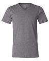 Unisex Heather CVC V-Neck Tee