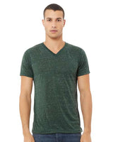 Unisex Textured Jersey V-Neck Tee