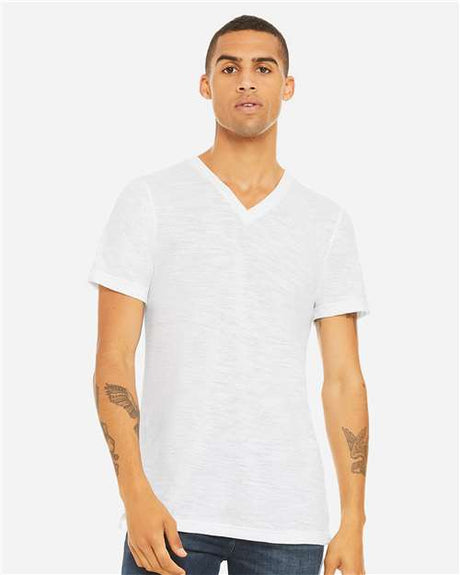Unisex Textured Jersey V-Neck Tee