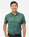Men's All Over Camo Print Polo