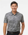 Men's All Over Camo Print Polo