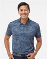 Men's All Over Camo Print Polo