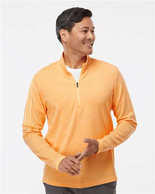 Men's 3-Stripes Quarter-Zip Sweater Pullover