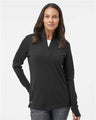 Women's 3-Stripes Quarter-Zip Sweater Pullover