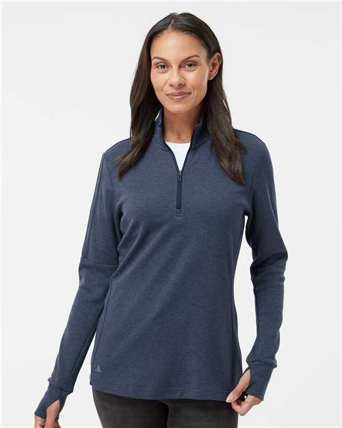 Women's 3-Stripes Quarter-Zip Sweater Pullover