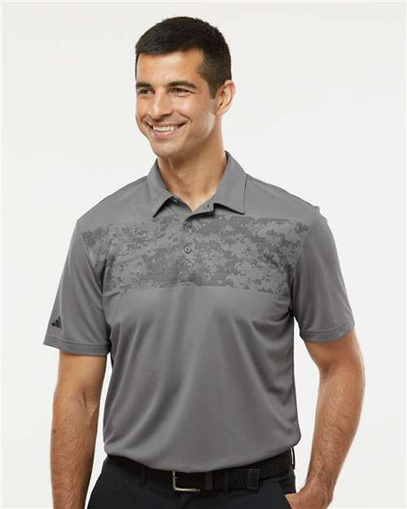Men's Camo Chest Print Polo