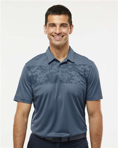 Men's Camo Chest Print Polo