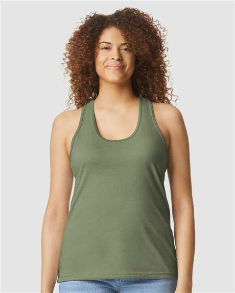 Women's Softstyle® CVC Racerback Tank Top