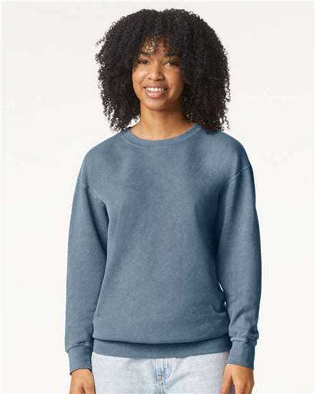 Unisex Garment-Dyed Lightweight Fleece Crewneck Sweatshirt