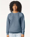 Unisex Garment-Dyed Lightweight Fleece Crewneck Sweatshirt