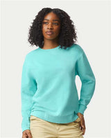 Unisex Garment-Dyed Lightweight Fleece Crewneck Sweatshirt
