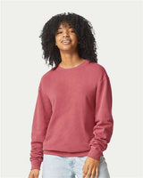 Unisex Garment-Dyed Lightweight Fleece Crewneck Sweatshirt