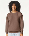 Unisex Garment-Dyed Lightweight Fleece Crewneck Sweatshirt