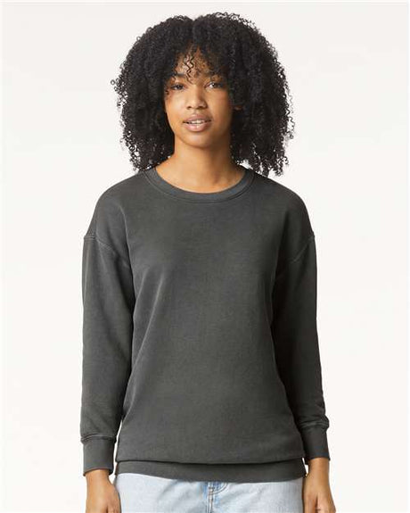 Unisex Garment-Dyed Lightweight Fleece Crewneck Sweatshirt