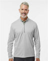 Men's Space Dyed Quarter-Zip Pullover