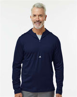 Men's Lightweight Quarter-Zip Hooded Pullover
