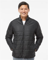 Men's 3-Stripes Puffer Full-Zip Jacket