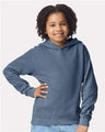 Youth Garment-Dyed Lightweight Fleece Hooded Sweatshirt