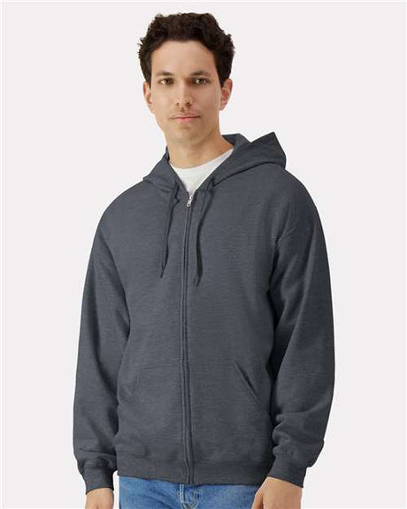 Unisex Softstyle® Full-Zip Hooded Sweatshirt