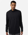 Men's Textured Stripe Quarter-Zip Pullover