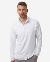 Men's Textured Stripe Quarter-Zip Pullover