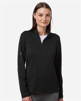 Women's Textured Stripe Quarter-Zip Pullover