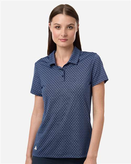 Women's 4-Way Stretch Printed Polo