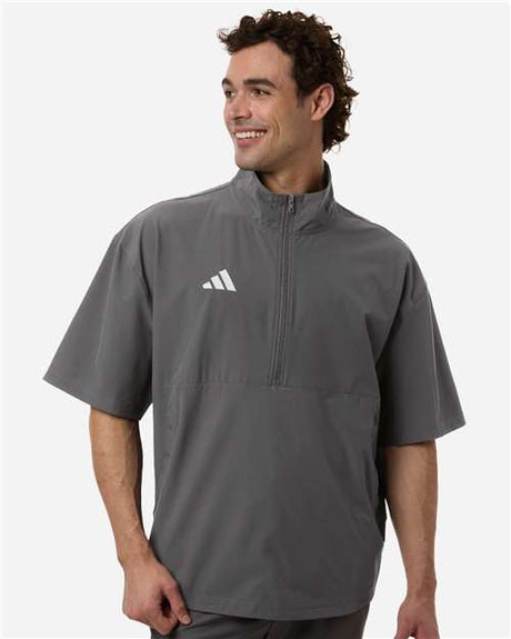 Men's Short Sleeve Quarter-Zip Pullover