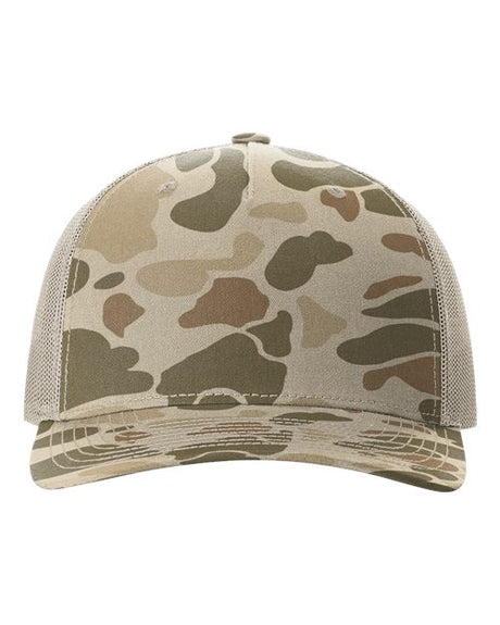Printed Five-Panel Trucker Cap